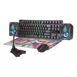 Combo Gamer 5 En 1 Con Teclado Mecnico Microfono Mec19