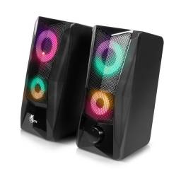 Parlantes Gamer XTECH INCENDO XTS-130 Pc estreo 2.0 RGB