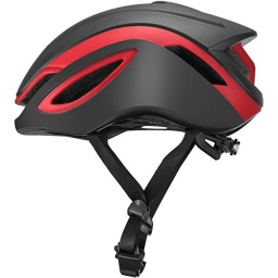 Casco Ultraliviano Rockbros Color Negro Y Rojo Talle M