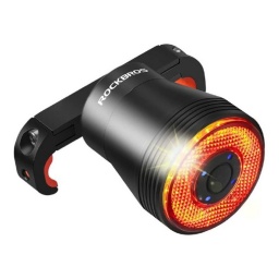 Luz De Bicicleta Rockbros 5 Modos Ip65 Detecta Frenada