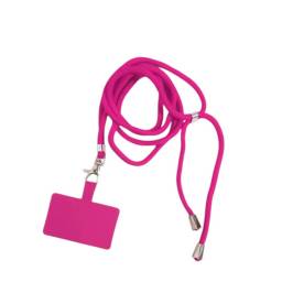 Cordon Correa Cuello Para Celular Universal Fucsia