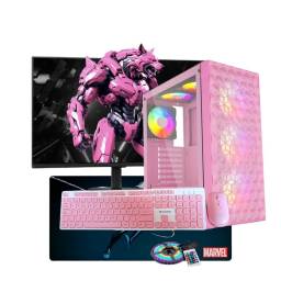 Pc Gamer Rose  Rose Ryzen 5 4600g Amd 16gb 240 Gb Ssd Monitor 75HZ Combo GF1PC13ROSA