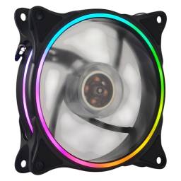 Ventilador RGB Shot Gaming Pro Series 12 cm - Iluminacin Personalizable y Silencioso