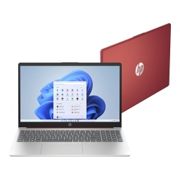 Notebook Hp 15,6'' N200 8gb 128gb Win11 rojo 