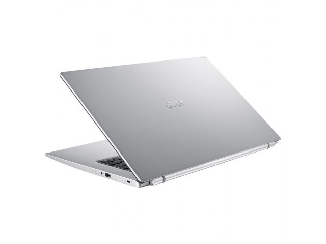 Acer Aspire 5 A517-52-72DP es un notebook de 17,3 pulgadas con resolución Full HD. Equipado con procesador Intel Core i7, 8 GB de RAM y 512 GB de almacenamiento. Incluye gráficos Intel Iris Xe, conectividad WiFi 6 y Bluetooth 5. Diseño plateado y teclado 