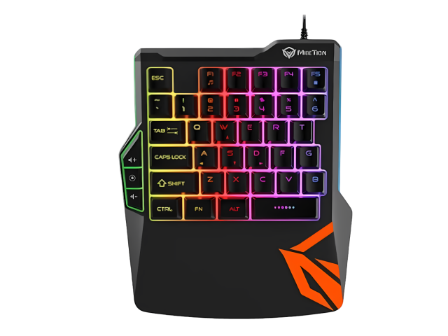 El kit de juegos 4 en 1 CO015 de Meetion incluye un teclado retroiluminado, un mouse ergonómico y una alfombrilla suave. Diseñado para gamers, ofrece comodidad y precisión. Compatible con PS4, PS3, X-ONE y N-Switch, mejora la experiencia de juego con su t