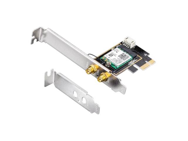 Mejora tu experiencia en línea con el Adaptador Cudy WiFi 6 PCI-E y Bluetooth 5.2. Conéctate a velocidades impresionantes y disfruta de una conectividad fluida. ¡Actualiza tu PC ahora! Mejora tu experiencia en línea con el Adaptador Cudy WiFi 6 PCI-E y Bl