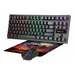 Combo Gamer Teclado Mecnico , Mouse Y Mouse Pad Mec 2