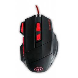 Mouse Gamer Maxell 3200 Dpi 7 Botones Rgb Gaming 1200