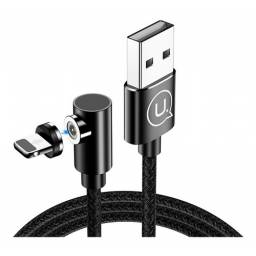 Cable Carga Magntico Angulo Recto Usams compatible tipo iphone 1m