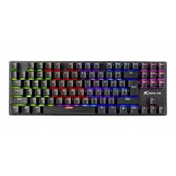 Teclado Gamer Mecnico Compacto Rgb Gk 986 QWERTY