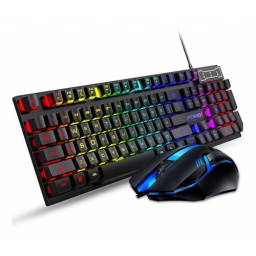 Combo Gamer Teclado Rgb + Mouse Forev Fv-q3055