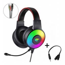 Auricular Rgb Gamer Havit H2013d Microfono Pc Ps4 Xbox