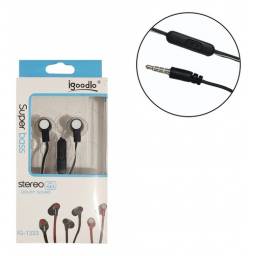 Auriculares Manos Libres Igoodlo 3.5mm Stereo Microfono