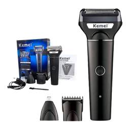 Maquina De Cortar Pelo / Barba Inalmbrica Kemei KM-239