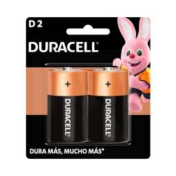 Pilas DURACELL Alcalinas D 2 pack x2 unidades