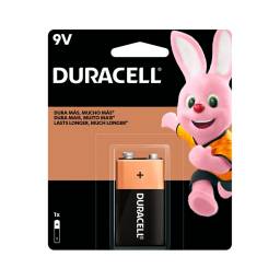 Pila DURACELL Alcalina 9v pack x1 unidad