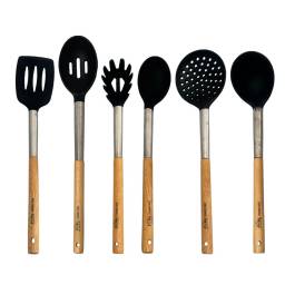 Utensillos de Menaje Cocina x6 Silicona Swiss+Tech