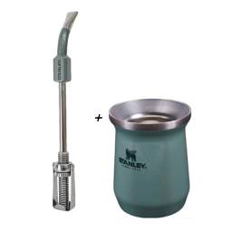 Combo Mate Bombilla De Precision Stanley Classic Verde