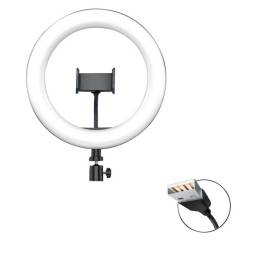 Aro De Luz Led Anillo 26cm C soporte Celular , Regulable