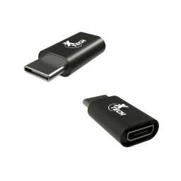 Adaptador Xtech XTC-526 Micro USB a USB Tipo C