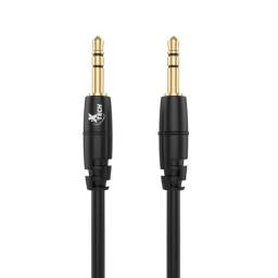 Cable auxiliar audio 3,5mm XTECH On The Go XTG-232 1M NEGRO