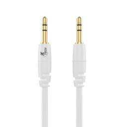 Cable auxiliar audio 3,5mm XTECH On The Go XTG-232 1M BLANCO