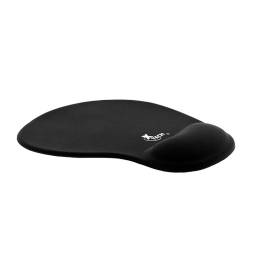 Mouse Pad Xtech Negro Con Gel Apoya Mueca Oficina