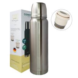 Termo Bala Comet 750ml Acero Inox Tapon Boton Sin Asa