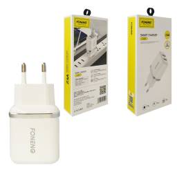 Ficha Cargador 2 Usb 2.4a Foneng Eu20 Carga Rapida