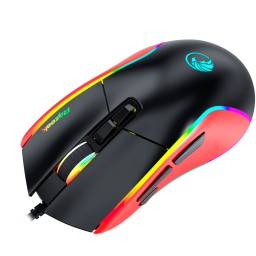 Mouse Gamer Razeak Falcon Rm X18 Rgb 4000dpi 8 Botones