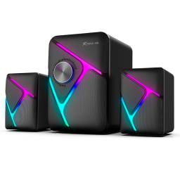 Parlante Gamer Xtrike Me 2.1 Sk-610 Rgb Pc Musica Juego