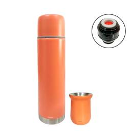 Combo Matero Comet Termo 750ml Bala + Mate 160ml Acero Inox