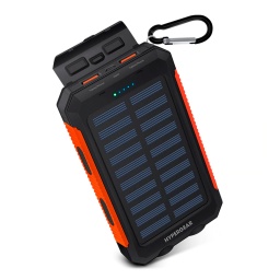 Powerbank Solar Usb Hypergear IPX5 10000mAh Linterna Brjula