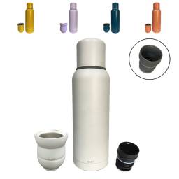 Termo Comet 1 Litro + Mate 140 ml Acero Inox Garantia