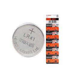 Pilas Lr41 Ag3 192 1,5v Maxell X10 unidades