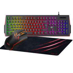 Combo Gamer 3 en 1 Teclado Mouse Y Mousepad Xl Gd4