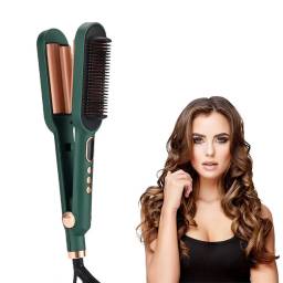 Planchita Rizador De Pelo 2 En 1 Profesional 70W Kemei Km-2237 