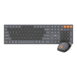 Combo Kit Teclado Y mouse Inalambrico WK895 Gopop Fantech color Gris