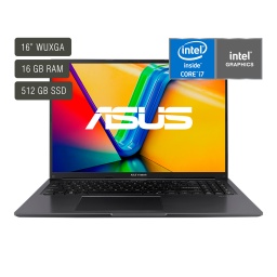 Notebook Asus Vivobook 16'' Core I7 16gb 512gb Win11