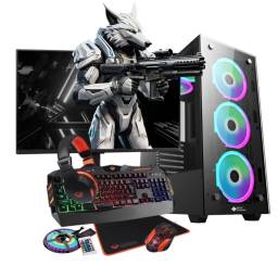 Pc gamer nueva ryzen 5 5500 ssd 256 ram 16 1660ti 6gb + monitor 100hz