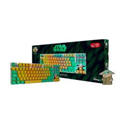 Teclado Mecnico Gaming RGB Grogu Star Wars Primus Ballista 81T marrn 