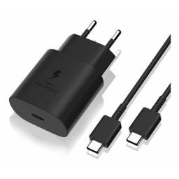 Cargador Usb Tipo C + Cable Tipo C 18w Carga Rapida