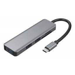 Adaptador Hub Tipo C 5 En 1 Usb 3.0 Sd Micro Sd Tf