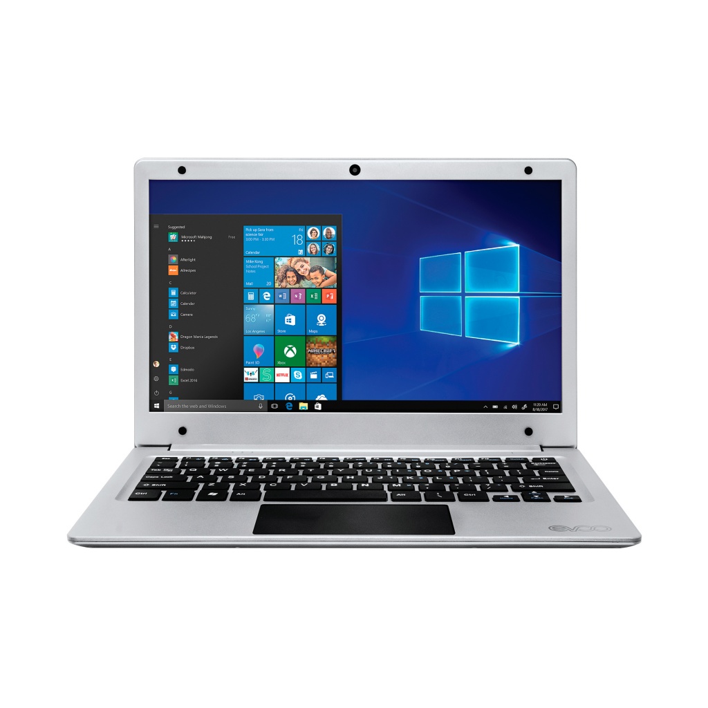 El Notebook Evoo de 11,6" con procesador Intel Celeron es la opción perfecta para quienes buscan un dispositivo portátil y eficiente. Con 3 GB de RAM, 32 GB de almacenamiento y Windows 10