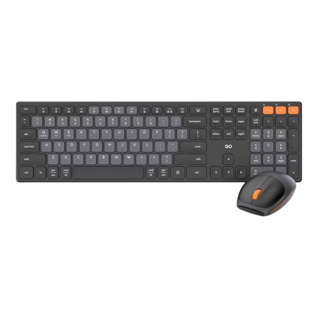 Mejora tu productividad con el  kit Teclado y Mouse Inalámbrico WK895 Black. Este combo ofrece un diseño ergonómico, conexión Bluetooth de alta velocidad y batería de larga duración.