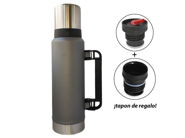 Disfruta del  Termo Comet 1.2 L   Tapón Regalo, es una excelente opción para quienes buscan un termo práctico, duradero y de alta calidad. Su diseño elegante y funcional lo convierte en el compañero ideal para tus aventuras diarias.