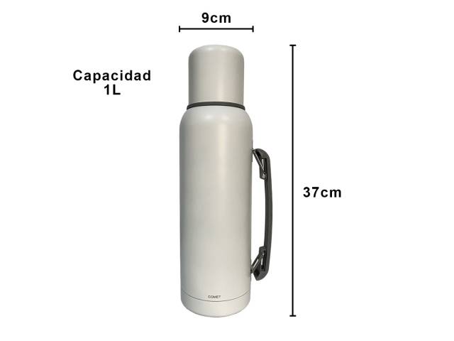 Termo de 1L Acero inoxidable, mantiene temperatura 12hs, asa para transporte cómodo.Mate de 140ml Acero inoxidable, duradero, elegante. Liviano y portátil Variedad de colores: Elige tu estilo. Combo perfecto: Sabor y tradición del mate en cualquier lugar.