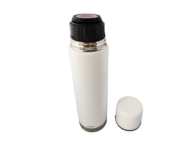 Disfruta de tu combo con termo de acero inoxidable de 750 ml que mantiene la temperatura de tu mate por 8 horas, un mate de acero inoxidable de 160 ml y una bombilla Comet. El termo tiene un diseño bala compacto y un tapón cebador para cebar fácilmente