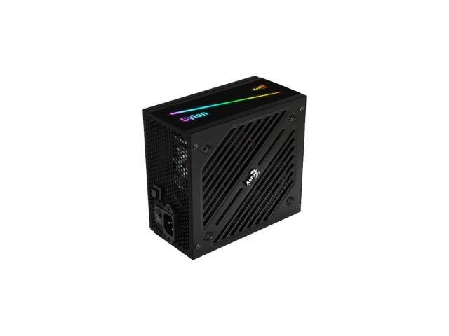 Disfruta de la Eficiencia 80 PLUS para un ahorro de energía y un funcionamiento silencioso. 500W de potencia real para alimentar tu PC con holgura. Iluminación RGB personalizable y Certificación 230VAC APFC para un rendimiento estable y seguro.